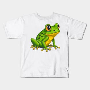 Frog Portrait Kids T-Shirt